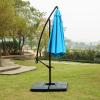 imageSunnyglade 10Ft Outdoor Adjustable Offset Cantilever Hanging Patio Umbrella TanBlue
