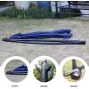 imageSunnyglade 10Ft Outdoor Adjustable Offset Cantilever Hanging Patio Umbrella TanNavy Blue