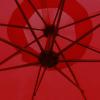 imageSunnyglade 10Ft Outdoor Adjustable Offset Cantilever Hanging Patio Umbrella TanRed