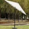 imageSunnyglade 75 Patio Umbrella Outdoor Table Market Umbrella with Push Button TiltCrank 6 Ribs TanBeige