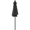 imageSunnyglade 75 Patio Umbrella Outdoor Table Market Umbrella with Push Button TiltCrank 6 Ribs TanBlack