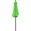 imageSunnyglade 75 Patio Umbrella Outdoor Table Market Umbrella with Push Button TiltCrank 6 Ribs TanGrass Green