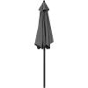 imageSunnyglade 75 Patio Umbrella Outdoor Table Market Umbrella with Push Button TiltCrank 6 Ribs TanGrey