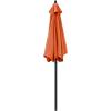 imageSunnyglade 75 Patio Umbrella Outdoor Table Market Umbrella with Push Button TiltCrank 6 Ribs TanOrange