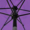 imageSunnyglade 75 Patio Umbrella Outdoor Table Market Umbrella with Push Button TiltCrank 6 Ribs TanPurple