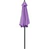 imageSunnyglade 75 Patio Umbrella Outdoor Table Market Umbrella with Push Button TiltCrank 6 Ribs TanPurple