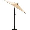 imageSunnyglade 75 Patio Umbrella Outdoor Table Market Umbrella with Push Button TiltCrank 6 Ribs TanTan