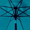 imageSunnyglade 9 Patio Umbrella Outdoor Table Umbrella with 8 Sturdy Ribs TanTeal Blue