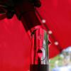 imageSunnyglade 9 Solar LED Lighted Patio Umbrella with 8 RibsTilt Adjustment and Crank Lift System Light TanRed