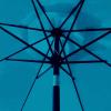 imageSunnyglade 9 Solar LED Lighted Patio Umbrella with 8 RibsTilt Adjustment and Crank Lift System Light TanTeal Blue