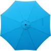 imageSunnyglade 11Ft Patio Umbrella Garden Canopy Outdoor Table Market Umbrella with Push Button TiltCrank 8 Ribs Blue