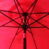 imageSunnyglade 11Ft Patio Umbrella Garden Canopy Outdoor Table Market Umbrella with Push Button TiltCrank 8 Ribs Red