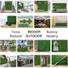 imageSunnyglade 12 Pieces 20quotx 20quot Artificial Boxwood Panels Topiary Hedge Plant Privacy Hedge Screen Sun Protected Suitable for Outdoor Indoor Garden Fence Backyard and Decor 12PCS20in x 20in