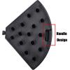 imageSunnyglade 189quot 4Pcs 13L Fan Shaped Water or Sand Filled Umbrella BaseFan Style SelfFilled Cantilever Offset Umbrella Base Stand Suitable for All Kinds of Cross Tiles BlackBlack