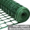 imageSunnyglade 4 X100 Ft Outdoor Snow Fence Plastic Safety Temporary Garden Netting for PoultryRabbits Chicken DogsOrangeGreen