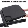 imageSunnyglade 4PCS 176LB Square Shaped Water Or Sand Filled Umbrella Base Cantilever Offset Patio Market Umbrella Base Stand with U Locking BlackBlack