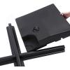 imageSunnyglade 4pcs 200LB Square Patio Umbrella Base Water Filled Umbrella Stand Suitable for All Kinds Of Cross Tiles BlackBlack