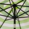 imageSunnyglade 9 Patio Umbrella Outdoor Table Umbrella with 8 Sturdy Ribs Blue and WhiteGrass Green and White