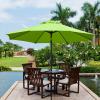imageSunnyglade 9Ft Patio Umbrella Outdoor Table Umbrella with 8 Sturdy Ribs Grass GreenGrass Green