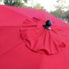 imageSunnyglade 9Ft Patio Umbrella Outdoor Table Umbrella with 8 Sturdy Ribs Grass GreenRed