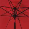 imageSunnyglade 9Ft Patio Umbrella Outdoor Table Umbrella with 8 Sturdy Ribs Grass GreenRed