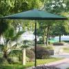 imageSunnyglade 9ft Patio Umbrella Replacement Canopy Market Umbrella Top Outdoor Umbrella Canopy with 8 Ribs Green