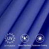 imageSunnyglade 9ft Patio Umbrella Replacement Canopy Market Umbrella Top Outdoor Umbrella Canopy with 8 RibsNavy Blue