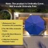 imageSunnyglade 9ft Patio Umbrella Replacement Canopy Market Umbrella Top Outdoor Umbrella Canopy with 8 RibsNavy Blue