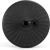 imageSunnyglade Heavy Duty 23L Round 20quot Water Filled Patio Outdoor Umbrella Base Stand Weight with Steel Umbrella Holder Suit for Dia 38mm or 48mm Pole BlackBlack