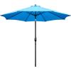 imageSunnyglade 11Ft Patio Umbrella Garden Canopy Outdoor Table Market Umbrella with Push Button TiltCrank 8 Ribs Blue