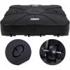 imageSunnyglade 33quot x 33quot Offset Patio Umbrella Base SandWater Filled Square Umbrella Stand with WheelsBlack