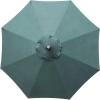 imageSunnyglade 9ft Patio Umbrella Replacement Canopy Market Umbrella Top Outdoor Umbrella Canopy with 8 Ribs Green