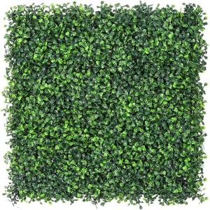 imageSunnyglade 12 Pieces 20quotx 20quot Artificial Boxwood Panels Topiary Hedge Plant Privacy Hedge Screen Sun Protected Suitable for Outdoor Indoor Garden Fence Backyard and Decor 12PCS20in x 20in