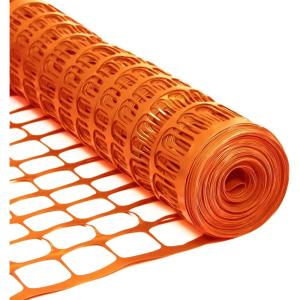 imageSunnyglade 4 X100 Ft Outdoor Snow Fence Plastic Safety Temporary Garden Netting for PoultryRabbits Chicken DogsOrangeOrange