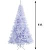 imageSunnyglade 4 FT Premium White Artificial Christmas Tree 400 Tips Easy to Assemble with Christmas Tree Metal Stand for Indoor and Outdoor Use 4FT6FT
